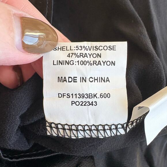 DISSH Black Satin Midi Dress Size US4 - Picture 5 of 5